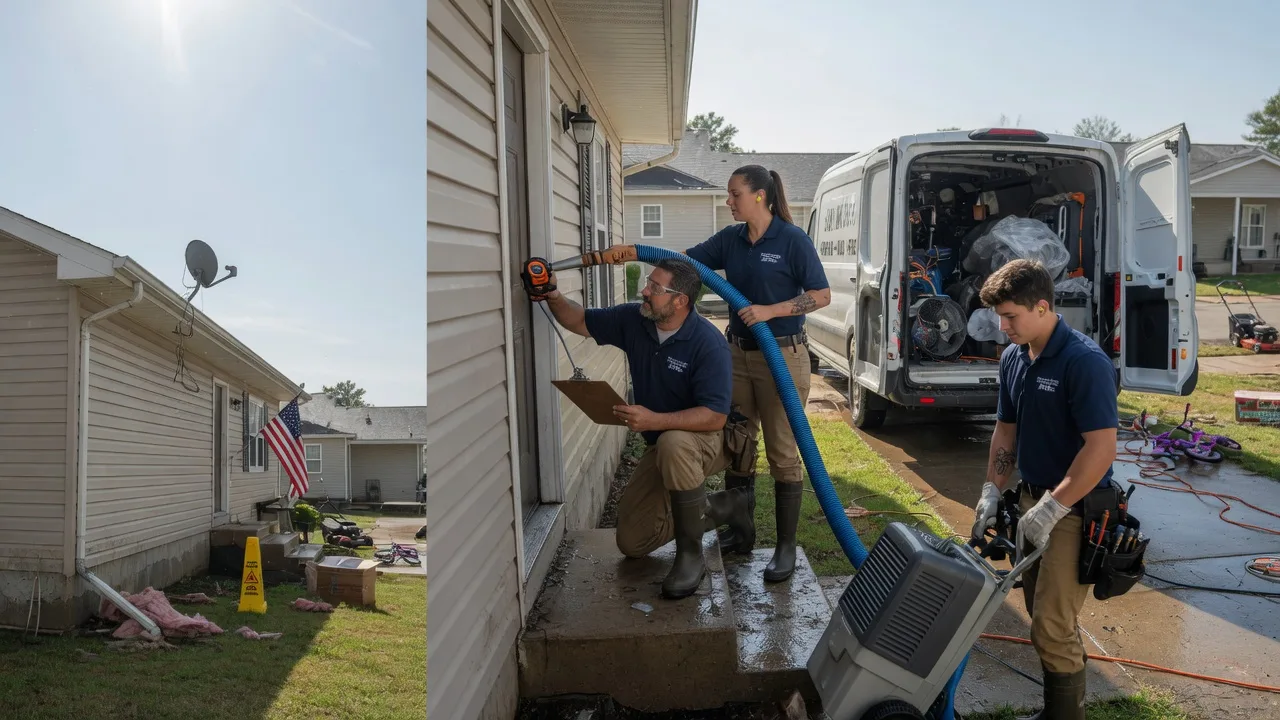 Ceiling Water Damage Restoration in Ness City, KS near me